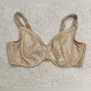 Cacique Modern Lace Unlined Full Coverage Bra in Nude Underwired 42DDD (F)